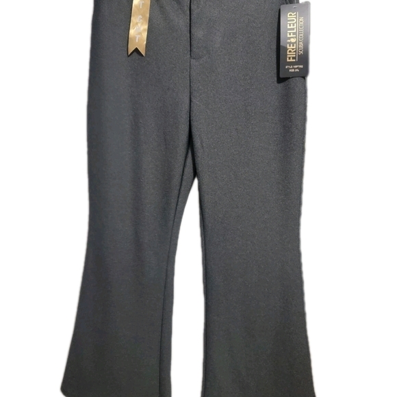 Women's Fire Fleur Gray Boot Cut Pants 2XL - Picture 1 of 6
